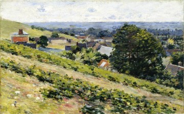 De la Colline Giverny impressionnisme paysage Théodore Robinson Peinture à l'huile